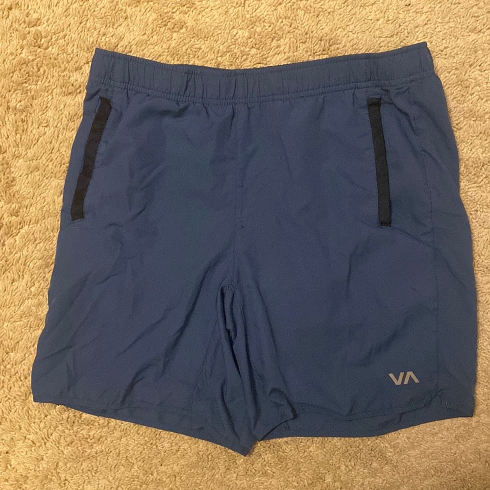 Blue RVCA Yogger Shorts